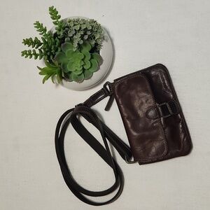 Jack Georges leather crossbody bag in EUC.